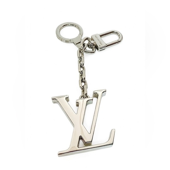 Louis Vuitton Accessories - LOUIS VUITTON Porte Cles Initial LV Key Chain Key Ring Bag Charm